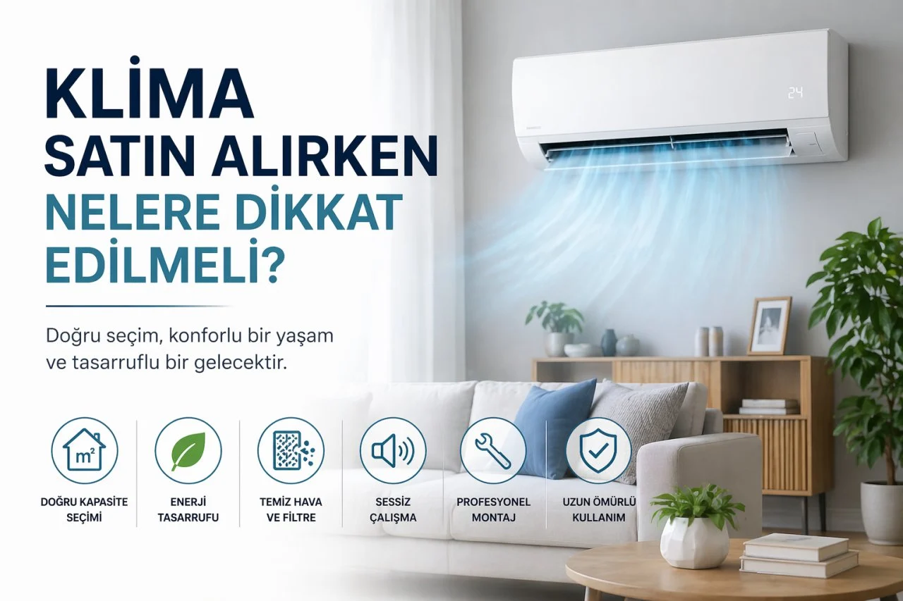 Klima Satın Alırken Nelere Dikkat Edilmeli?